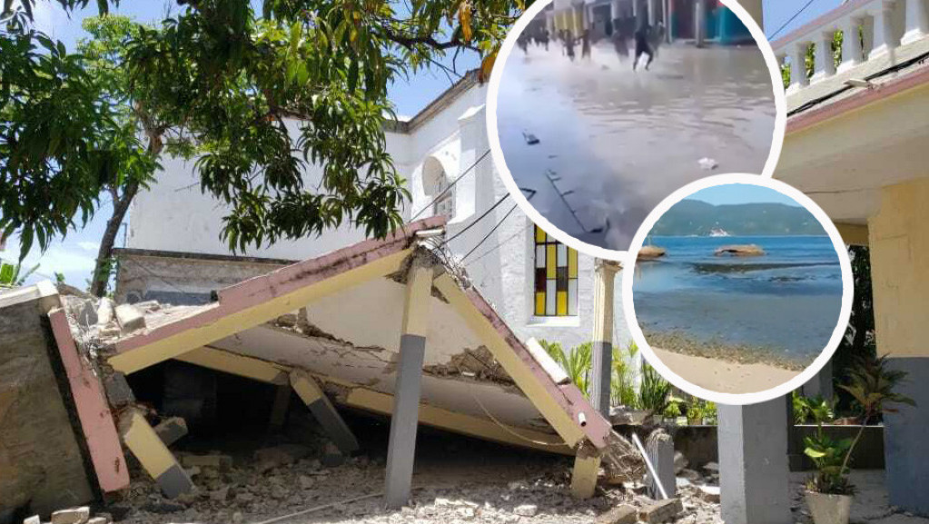 Haiti posle razornog zemljotresa: Najmanje 227 mrtvih, more poplavilo ulice, ljudi bežali od obale