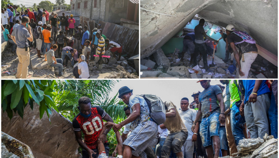 VIDEO Dramatične scene spasavanja ljudi posle zemljotresa na Haitiju
