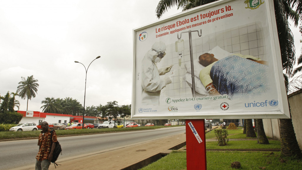 Prvi slučaj ebole u Obali Slonovače za skoro 30 godina
