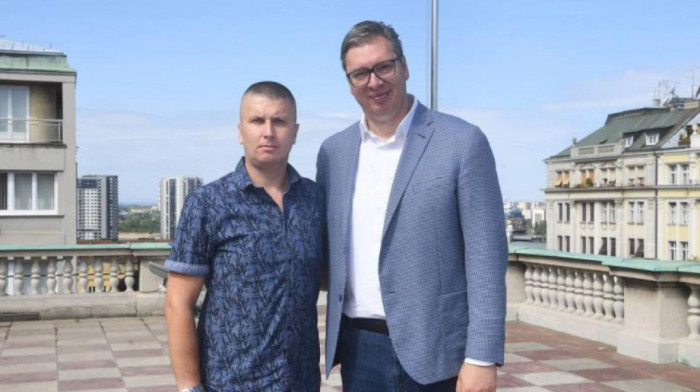 Vučić sa Bukumirićem, koji je preživeo napad na Bistrici: Verujem da ću imati snage da pomognem Bogdanu