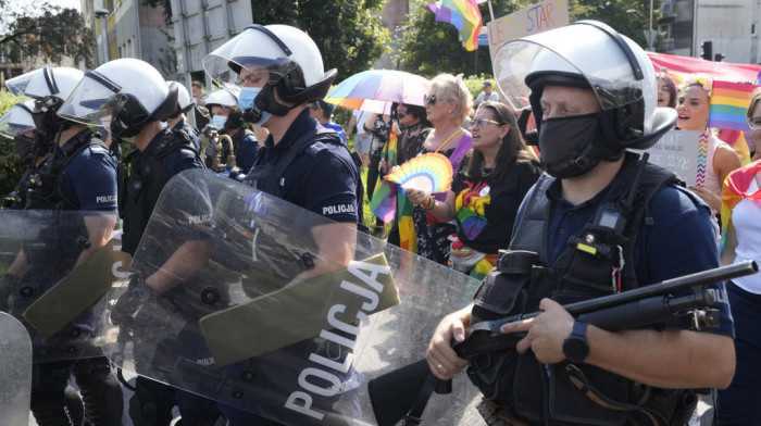 Veliko prisustvo policije na Paradi ponosa u Poljskoj