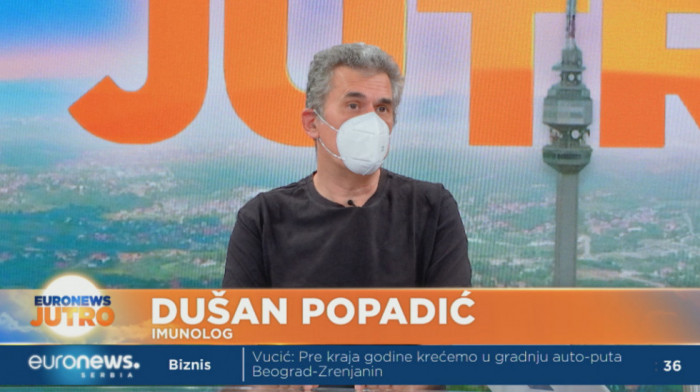 Popadić za Euronews Srbija: Od početka se govorilo da su mladi manje ugroženi zbog korone, sada se situacija menja