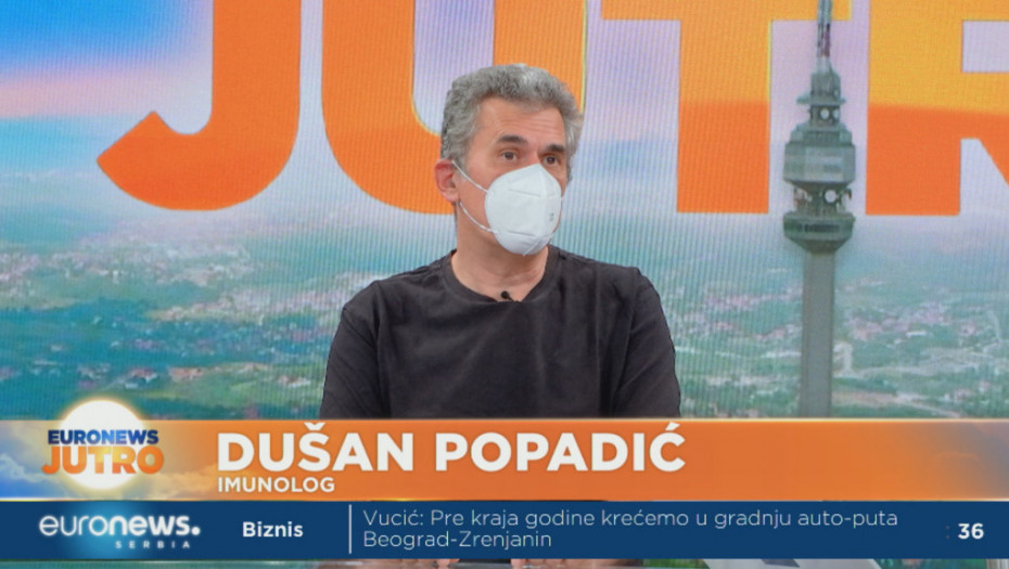 Popadić za Euronews Srbija: Od početka se govorilo da su mladi manje ugroženi zbog korone, sada se situacija menja