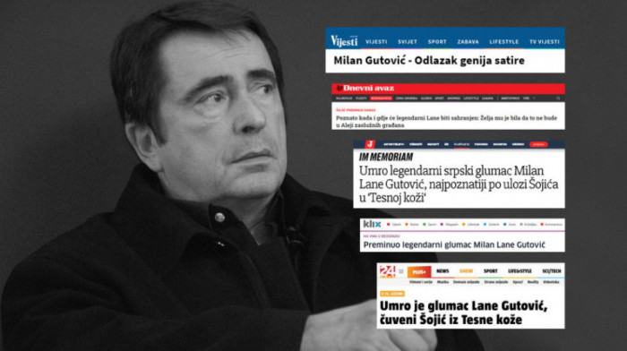 "Odlazak genija satire": Region se oprašta od Laneta Gutovića