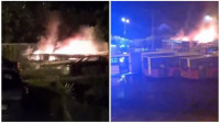Požar u garaži GSP na Karaburmi, gorela četiri autobusa