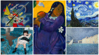 Deset plavih remek-dela sa potpisima Pikaso, Van Gog, Gogen, Mone, Kandinski