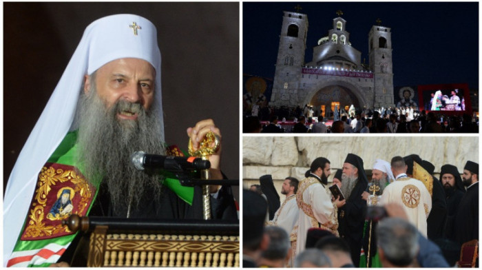Patrijarh Porfirije građanima u Podgorici: Čeznemo da zagrlimo braću koja nas ne priznaju za braću