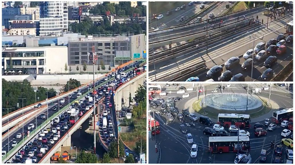 Saobraćajni kolaps u Beogradu, ulice zatvorene zbog vežbe kadeta