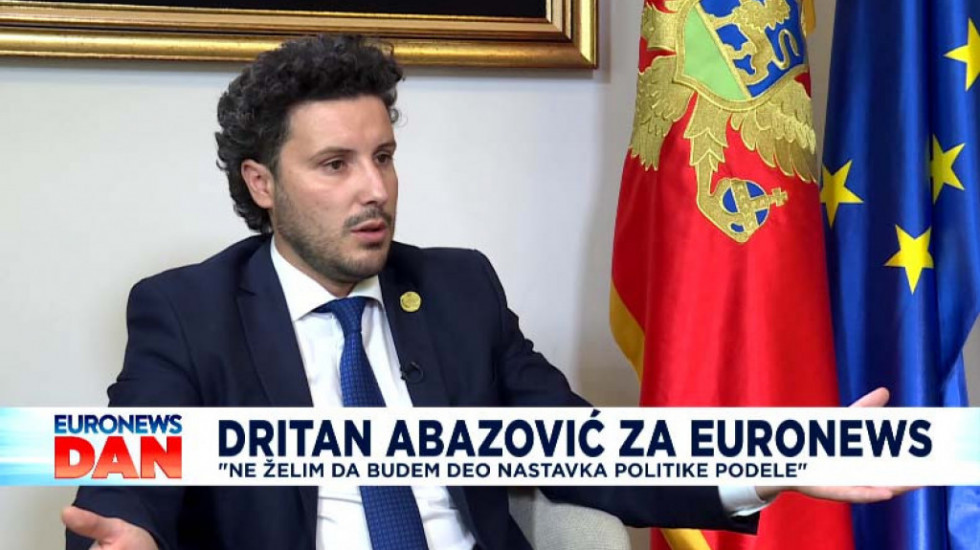 "Na Cetinju su pale maske": Abazović za Euronews Srbija - zašto je njegova izjava o rušenju Vlade upozorenje