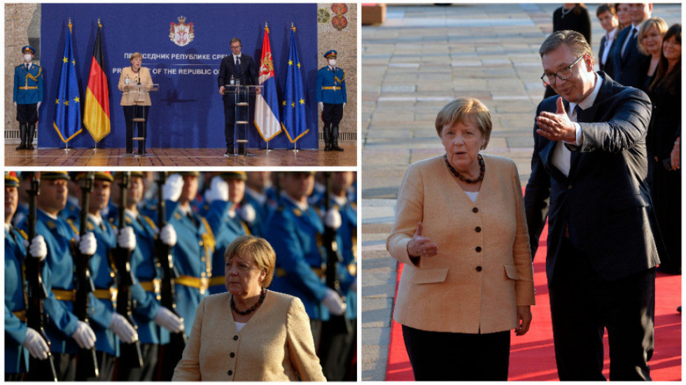 Angela Merkel u "oproštajnoj poseti" poručila da je članstvo Srbije i regiona u EU zajednički cilj