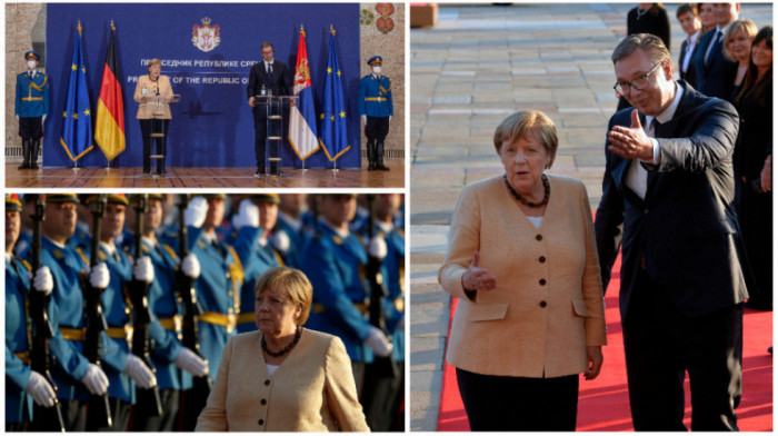 Angela Merkel u "oproštajnoj poseti" poručila da je članstvo Srbije i regiona u EU zajednički cilj