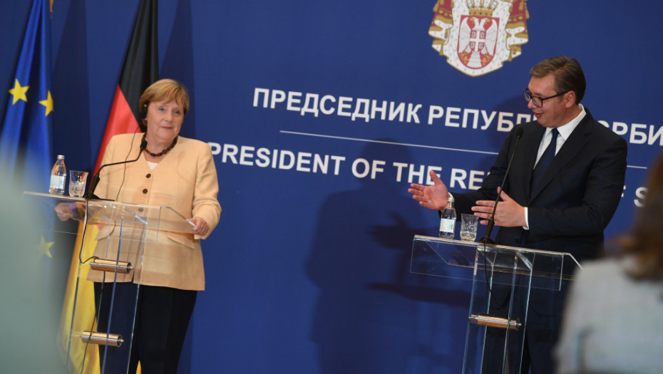 Merkel završava posetu Beogradu, odlazi u Tiranu