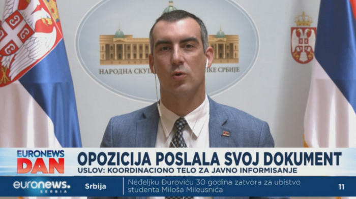Orlić: Predlozi opozicije za dopunu dokumenta evroparlamentaraca su "spisak lepih želja"