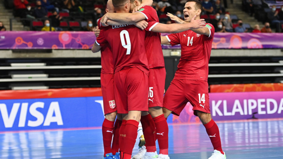 Futsal selekcija Srbije u osmini finala SP: Protiv Portugalije za istorijski uspeh