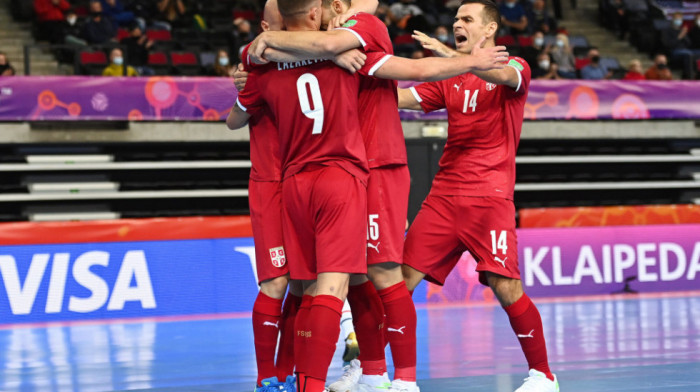 Futsal selekcija Srbije u osmini finala SP: Protiv Portugalije za istorijski uspeh