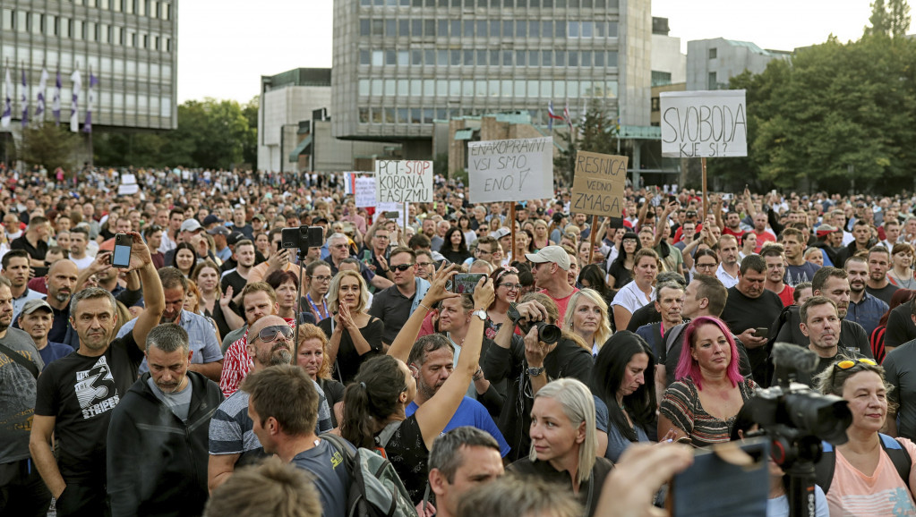 U Ljubljani ponovo protest protiv vakcinacije