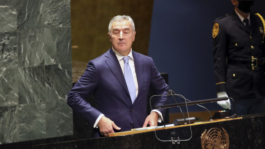 Ðukanović u Ujedinjenim nacijama: Obnovljena opasnost destabilizacije Zapadnog Balkana