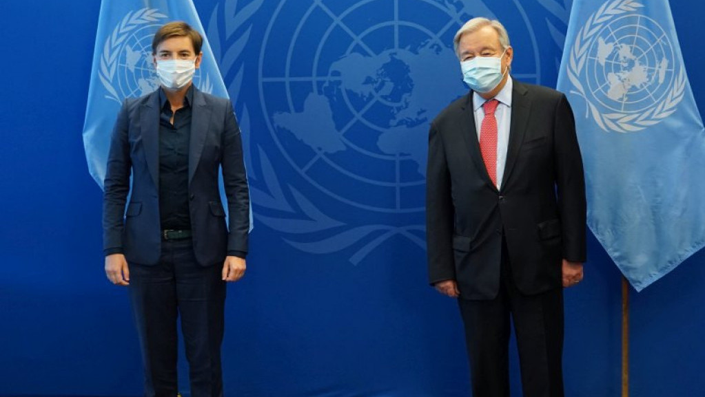 Brnabić: Gutereš rekao da za UN Kosovo nije država