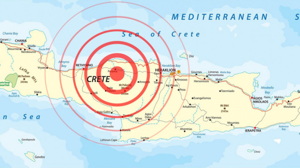 Zemljotres jačine 3,6 Rihtera na Kritu uplašio stanovnike