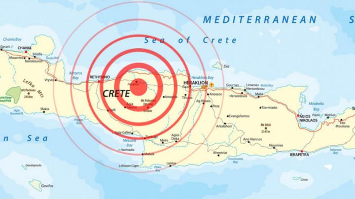 Zemljotres 4,3 stepena Rihtera na Kritu