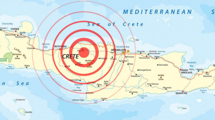 Zemljotres jačine 3,6 Rihtera na Kritu uplašio stanovnike