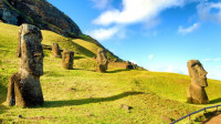 Požar na Uskršnjem ostrvu naneo nepovratnu štetu Moai statuama