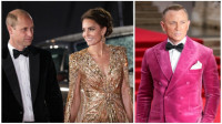 "Nije vreme za umiranje" u Londonu: Princ Vilijam i Kejt Midlton na premijeri novog filma o Džejmsu Bondu
