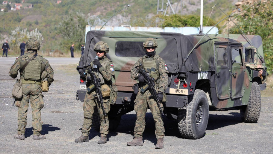 Kfor raspoređuje rezervne snage i opremu na Kosovu, vozila će se kretati duž granica s Severnom Makedonijom