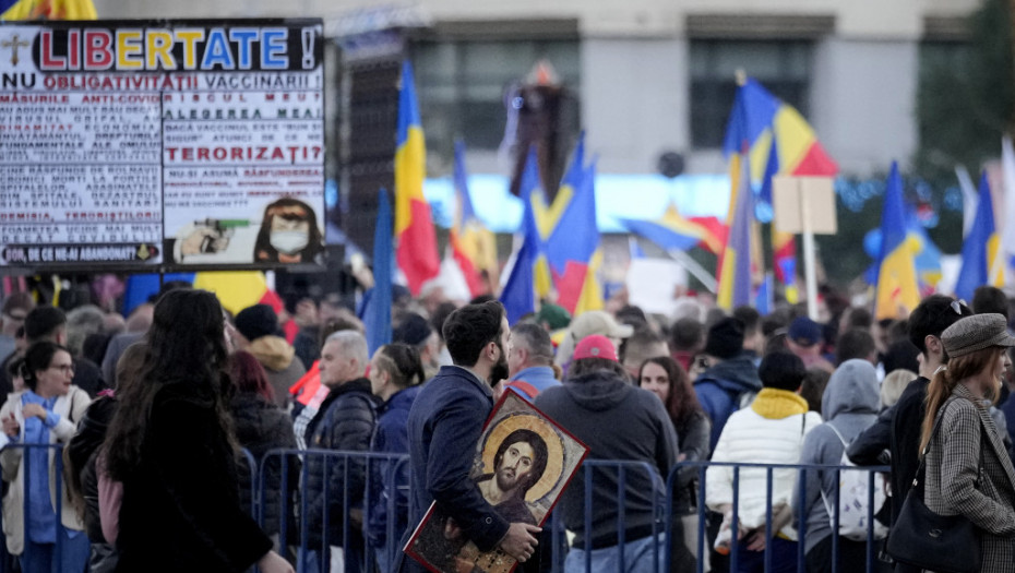Protest desničara u Bukureštu zbog vladinih kovid mera