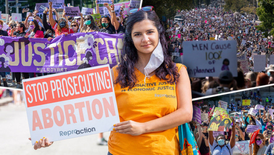 Marš žena u Americi za pravo na abortus: Parola "Moje telo, moj izbor" odjekivala Vašingtonom (FOTO)
