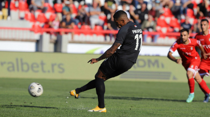 Partizan pobedio Napredak u Kruševcu 1:0: Rikardo sa penala iz dva puta doneo trijumf