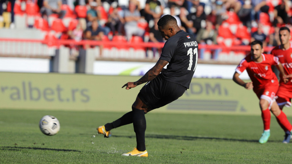 Partizan pobedio Napredak u Kruševcu 1:0: Rikardo sa penala iz dva puta doneo trijumf