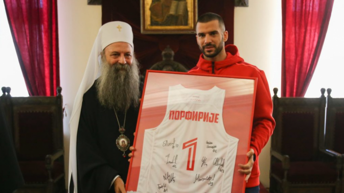 Delegacija KK Crvene zvezde posetila patrijarha Porfirija
