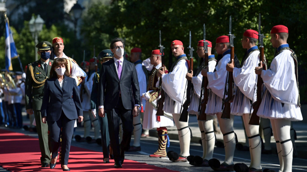 Predsednik Severne Makedonije u prvoj zvaničnoj poseti Grčkoj