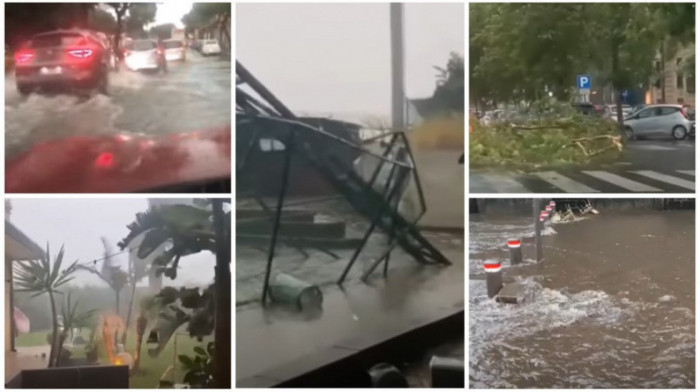 Snažno nevreme u Italiji, ima povređenih: Vetar čupao stabla, srušen manji most