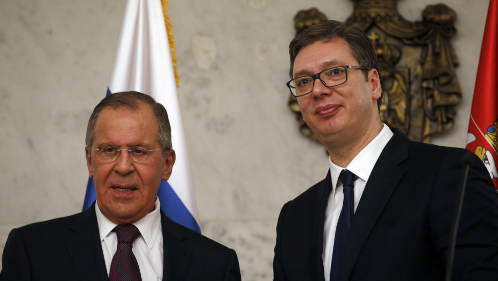 U nedelju sastanak Vučića i Lavrova u Beogradu