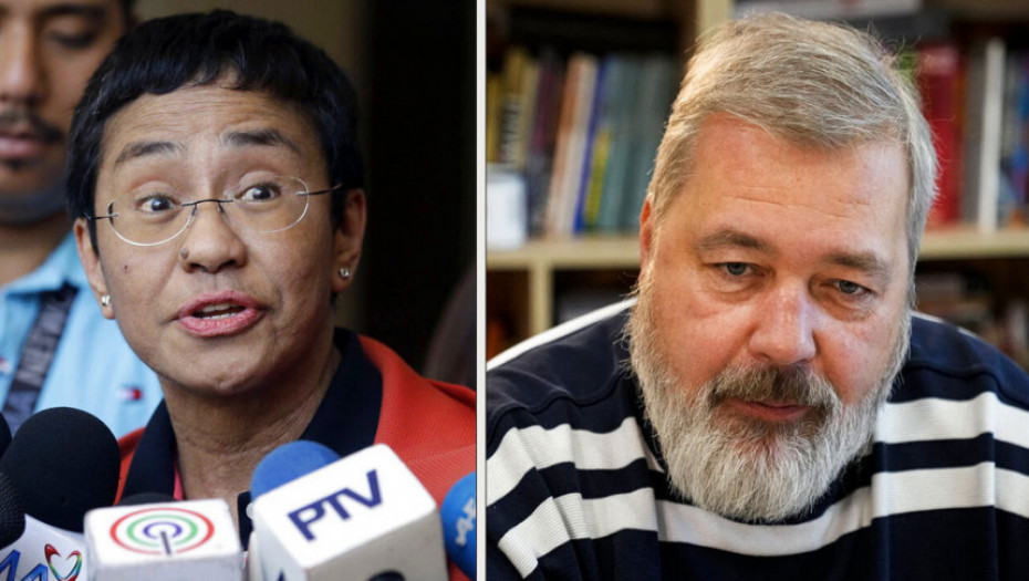 Dobitnici Nobelove nagrade za mir novinari iz Rusije i sa Filipina