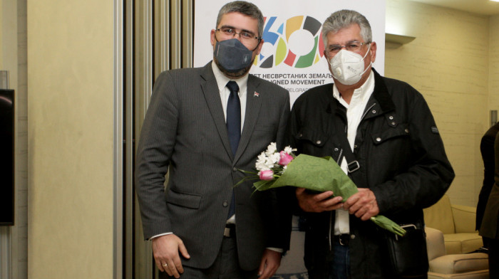 Naserov sin stigao u Beograd: Čast je učestvovati na konferenciji Pokreta nesvrstanih