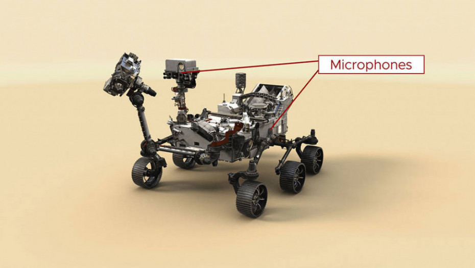 Nova saznanja o Marsu: Rover Perseverans specijalnim mikrofonima snimio zvuk na crvenoj planeti