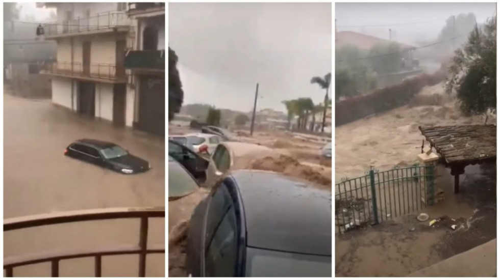 Veliko nevreme pogodilo Siciliju: Traga se za žrtvama, voda prouzrokavala odrone, nosila automobile