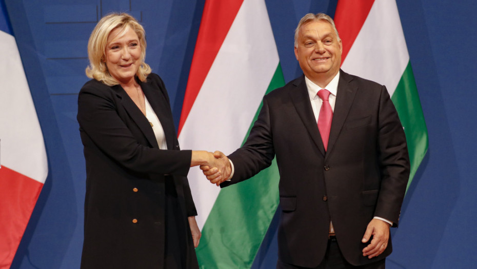 Marin le Pen obećala podršku Orbanu: Mađarska se nikada nije kompromitovala