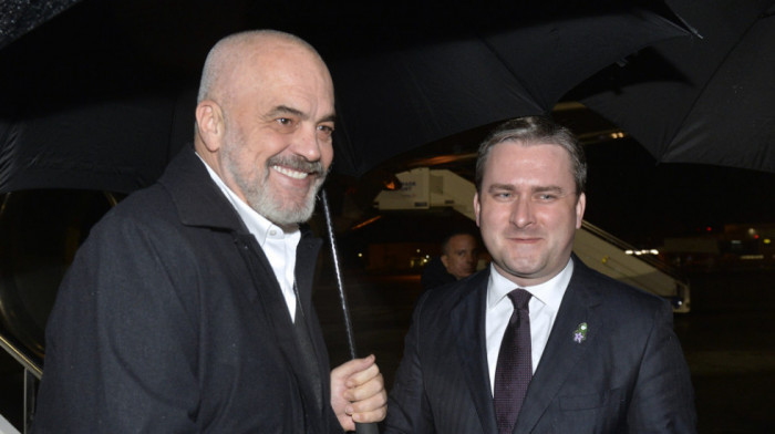 Edi Rama stigao u Beograd uoči sastanka inicijative "Otvoreni Balkan"