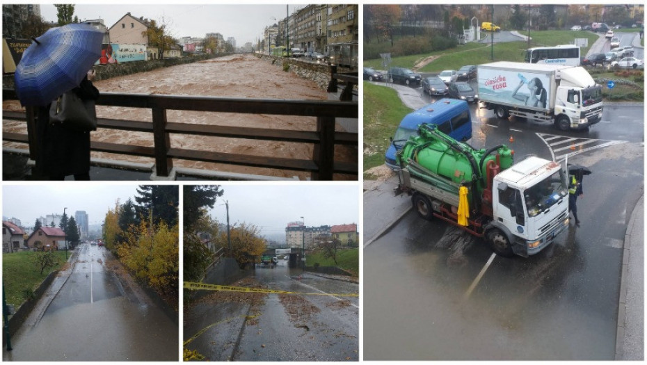 Nevreme napravilo haos u Sarajevu, potopljen deo grada: Mnoga naselja ostala bez vode i struje, poplavljeni putevi
