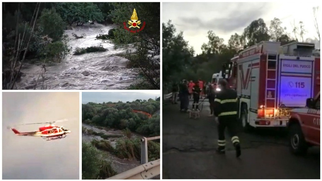 Snažno nevreme na Sardiniji: Jedna osoba nastradala, nestala četiri lovca