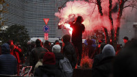 Haos u belgijskoj prestonici: Oko 35.000 ljudi na ulicama, policija suzavcem odgovorila na napade demonstranata