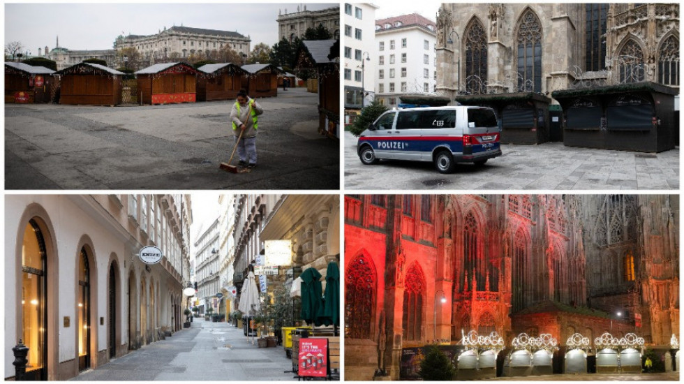 Drugi dan pod ključem u Austriji: Inače prepune ulice Beča sada su sablasno prazne