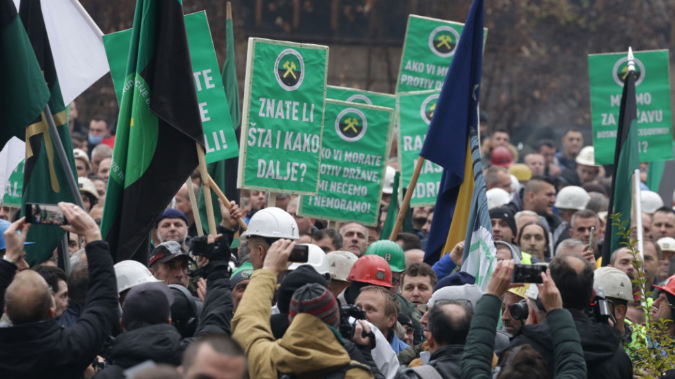 Rudari ponovo izašli na ulice širom BiH