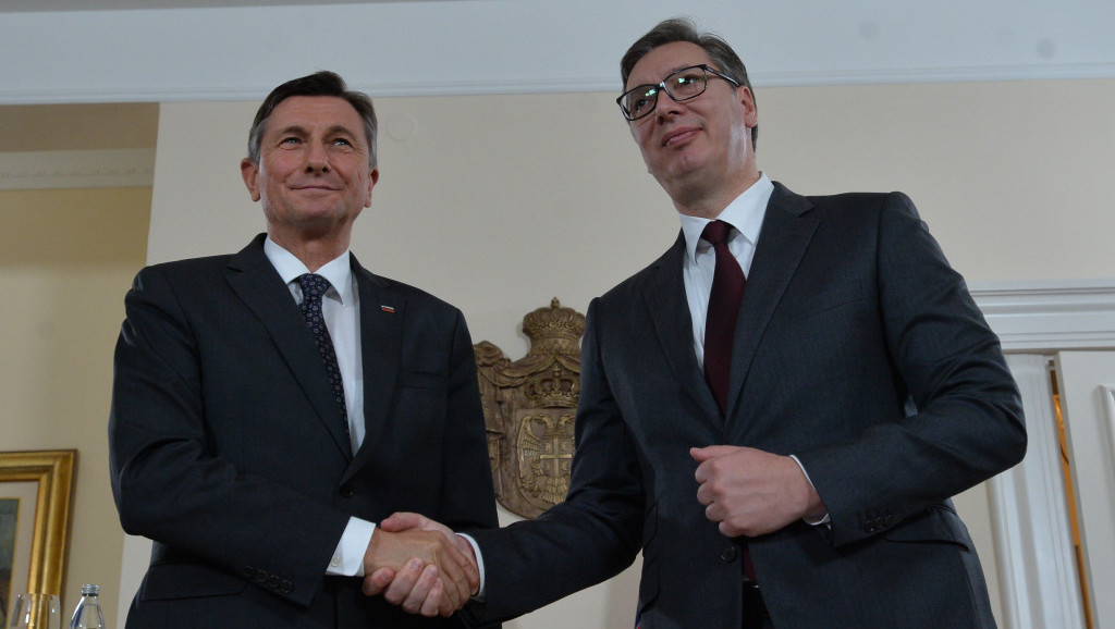 Predsednik Slovenije sutra stiže u Beograd: Pahor se sastaje s Vučićem, a u sredu ide i u Prištinu