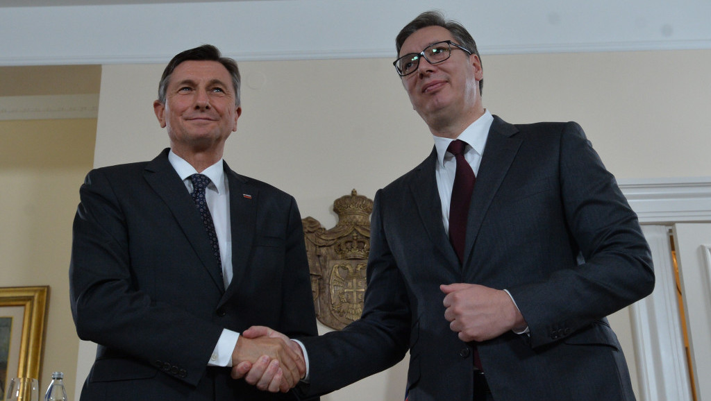 Predsednik Slovenije sutra stiže u Beograd: Pahor se sastaje s Vučićem, a u sredu ide i u Prištinu