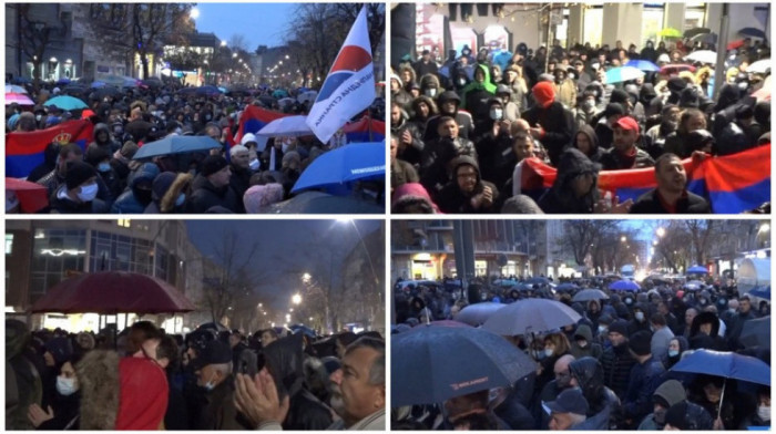 Protest pristalica SNS u Šapcu, tražili da Zelenović i organizatori subotnjih blokada budu procesuirani